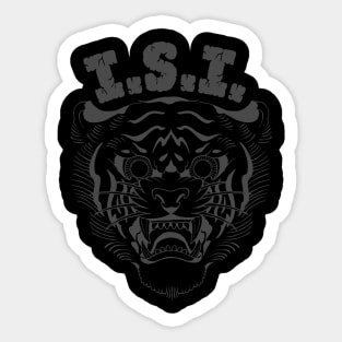 isi logo grey Sticker